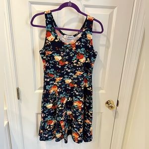 Flower Pattern Tank Sundress